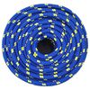 vidaXL Corda de barco 14 mm 25 m polipropileno azul