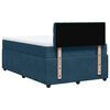 vidaXL Cama boxspring com colch&atilde;o 120x190 cm veludo azul