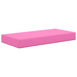 vidaXL Almofada de Assento Externa 100% Poli&eacute;ster Rosa 80 x 40 x 8 cm