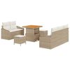 vidaXL Conjunto de Sof&aacute; de Jardim 8 unid. 7-N&uacute;mero de lugares