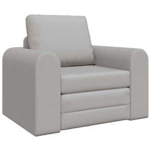 vidaXL Sof&aacute;-Cama Cinza Nuvem 98 x 71 x 83 cm tecido