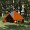 vidaXL Tenda Teepee com telhado Cinza e Laranja 490 x 410 x 210 cm