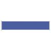 vidaXL Toldo lateral retr&aacute;til para p&aacute;tio 117x600 cm azul