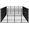 vidaXL Canil de exterior 36,86 m&sup2; a&ccedil;o