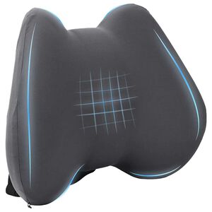 vidaXL Almofada lombar Cinzento Espuma de Mem&oacute;ria 40 x 32 x 14 cm
