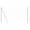 vidaXL Poste de Cerca Prateado 50 x 1,2 m (malha de 50 mm) A&ccedil;o