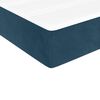 vidaXL Cama com molas/colch&atilde;o 80x200 cm veludo azul-escuro