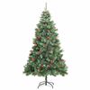 vidaXL &Aacute;rvore de Natal Artificial Verde 240 cm PVC e Metal