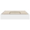 vidaXL Estrutura de Cama Ottoman Branco 203 x 150 x 25 cm