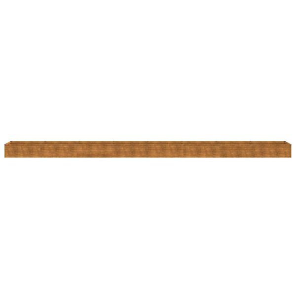 vidaXL Canteiro elevado de jardim 770x50x36 cm a&ccedil;o corten