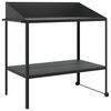 vidaXL Suporte para plantas 100x54,5x100 cm a&ccedil;o galvanizado antracite
