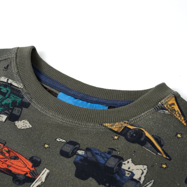 Sweatshirt para crian&ccedil;a cor caqui 104