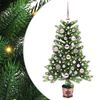 vidaXL &Aacute;rvore de Natal com 150 LEDs com suporte Verde 90 cm PE