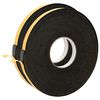 vidaXL Fita de espuma autoadesiva 2 pcs Preto 15mm x 10m Espuma CR