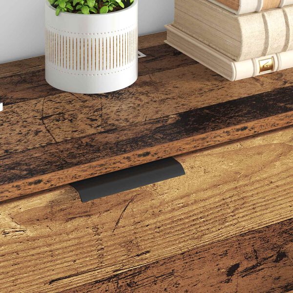 vidaXL Buffet com gaveta 3 pcs Madeira Antiga Madeira processada