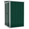 vidaXL Abrigo suspenso p/ jardim 118x100x178 cm a&ccedil;o galvanizado verde