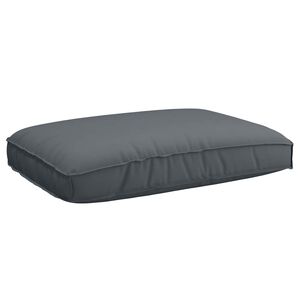 vidaXL Almofada Tecido Oxford Antracite 120 x 80 x 12 cm