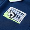 Polo para crian&ccedil;a azul-marinho 128