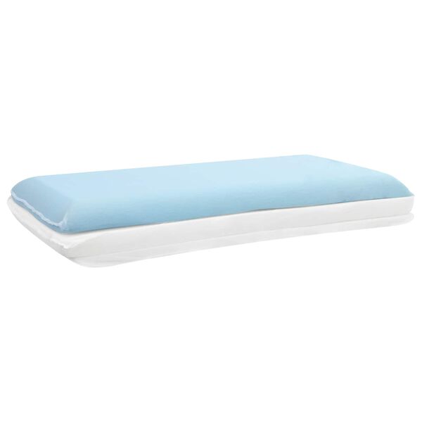 vidaXL Travesseiro para Dormir Branco 70 x 40 x 14 cm Espuma de Gel