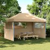 vidaXL Tenda de Festa Bege 292 x 440 x 315 cm Tecido Oxford