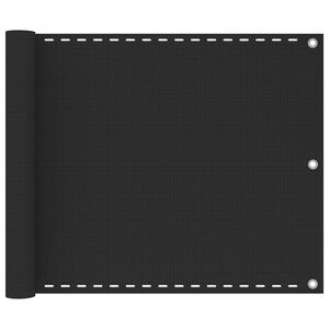 vidaXL Tela varanda PEAD 75x500 cm antracite