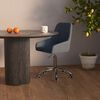 vidaXL Cadeira de escrit&oacute;rio girat&oacute;ria tecido cinzento-escuro