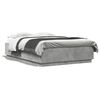 vidaXL Estrutura de cama 160x200 cm derivados de madeira cinza cimento
