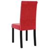 vidaXL Cadeiras de jantar 6 pcs veludo vermelho tinto
