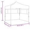 vidaXL Tenda de Festa Azul 200 x 200 x 315 cm Tecido Oxford