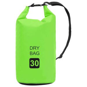vidaXL Bolsa imperme&aacute;vel 30 L PVC verde