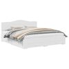 vidaXL Estrutura da Cama Branco 180 x 200 cm Derivados de Madeira
