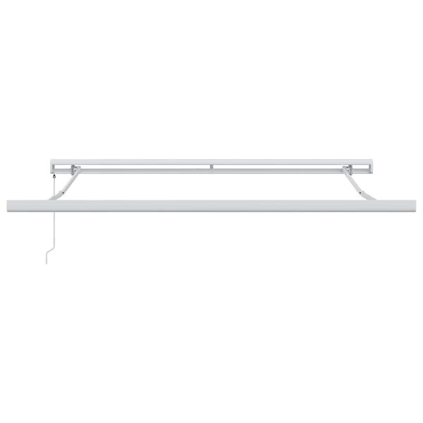 vidaXL Toldo Retr&aacute;til Branco 350 x 250 cm Tecido e Metal