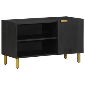 vidaXL M&oacute;vel de TV 80x33x46 cm derivados de madeira preto