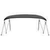 vidaXL Toldo em 4 arcos Bimini 243x(230-244)x137 cm antracite