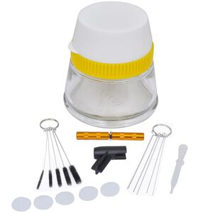 Conjunto para limpeza de aer&oacute;grafos 3 em 1