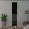 vidaXL Cortina Veneziana Manual Ajust&aacute;vel Preto 213 x 50 cm PVC