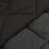 vidaXL Duvet de Ano Inteiro Preto e Anthracite 200 x 140 cm Microfibra