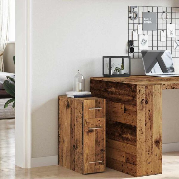 vidaXL Arm&aacute;rio de botic&aacute;rio Madeira antiga 20 x 45.5 x 60 cm