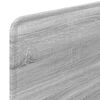 vidaXL Cabeceira com cabeceira Cinza Sonoma 75 cm Madeira processada