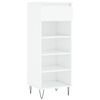 vidaXL Sapateira 40x36x105 cm derivados de madeira branco brilhante