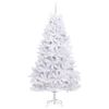 vidaXL &Aacute;rvore de Natal Articulada Artificial Branco 240 cm PVC e A&ccedil;o