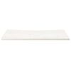 vidaXL Tampo de secret&aacute;ria 100x50x2,5 cm pinho maci&ccedil;o branco