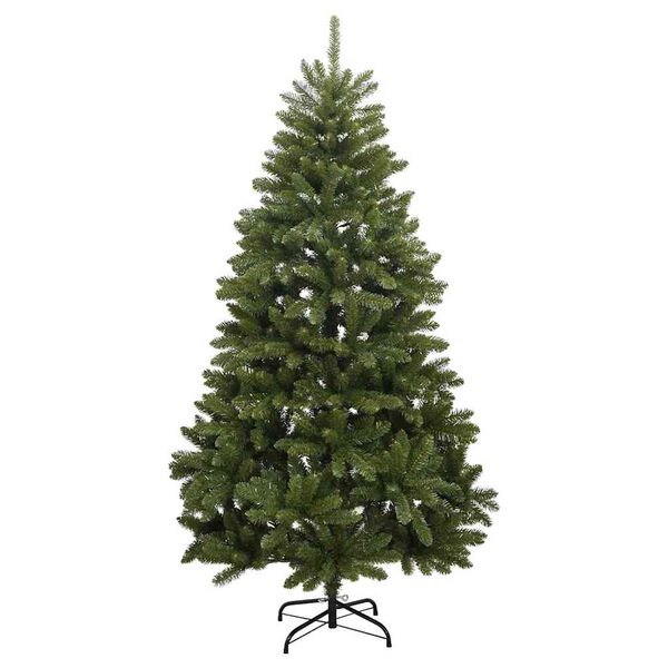 vidaXL &Aacute;rvore de Natal Artificial Verde 270 cm PVC e Metal