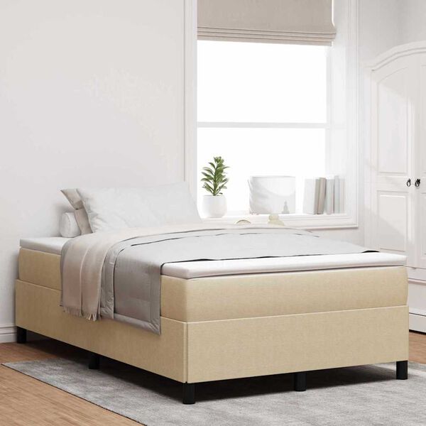 vidaXL Cama Box Cinza Verde 120 x 200 cm Veludo