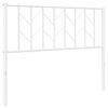 vidaXL Cabeceira de substitui&ccedil;&atilde;o 107 cm metal branco