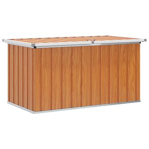 vidaXL Caixa de Armazenamento Externa madeira 129 x 67 x 65 cm