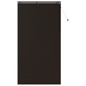 vidaXL Cortina Veneziana Marrom Escuro 140 x 250 cm 35 mm