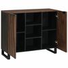 vidaXL Buffet Castanho 90 x 33 x 75 cm Madeira de mangueira maci&ccedil;a