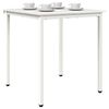 vidaXL Mesa de jantar Branco 70 x 70 x 75 cm