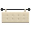 vidaXL Cabeceira Suspensa Montado na parede tecido